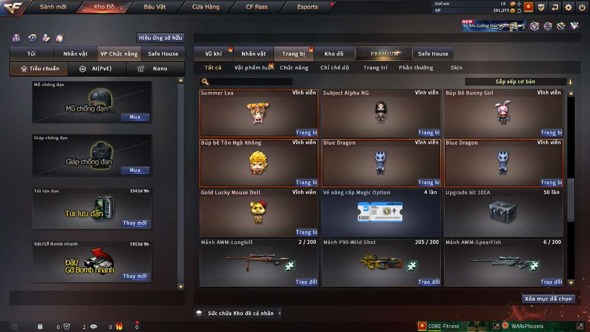 shop acc cf uy tin gia re